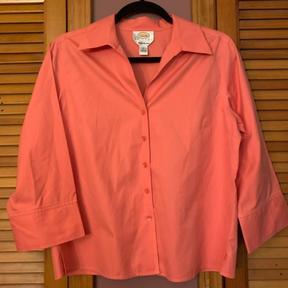 Talbots Salmon Colored Button Down | 10
